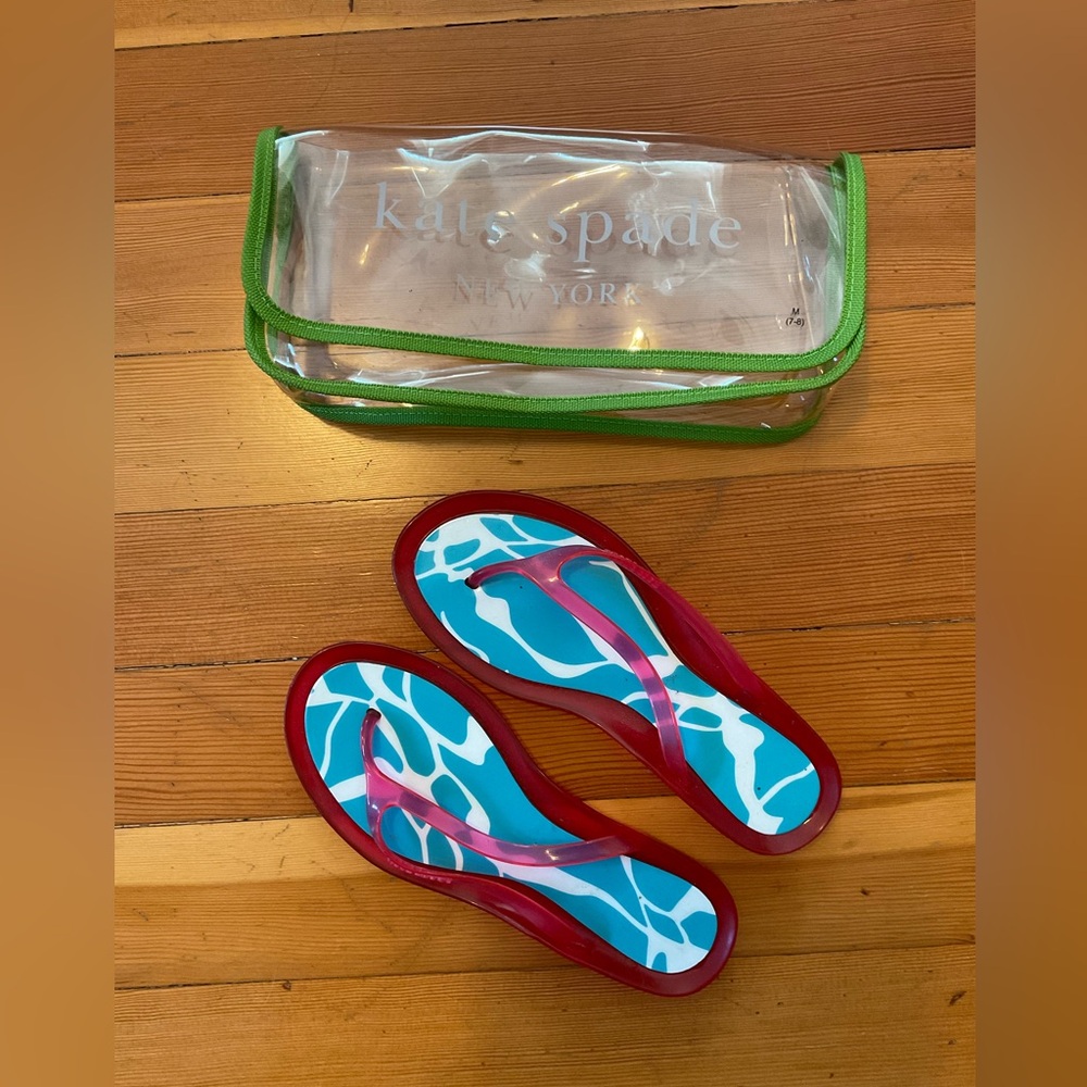 Kate Spade Jelly Flipflops